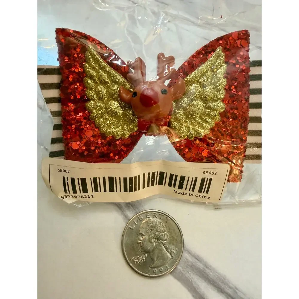 New set of 5 Christmas Hair Bows